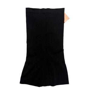 Spanx OnCore High Waisted Mid Thigh Sculpting Shorts Black SS1915 Womens Medium